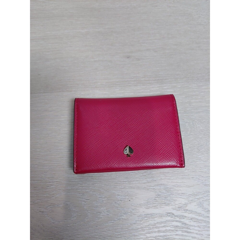 Kate Spade New York Nadine small leather bi-fold wallet Fucsia